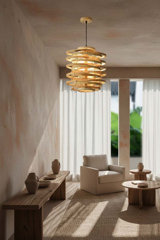 Wabi Sabi Rattan Beehive Pendant Light - Timeless Simplicity