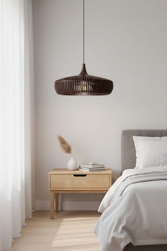 Bedside Coffee Bentwood Pendant Light - Cozy Fine Dining
