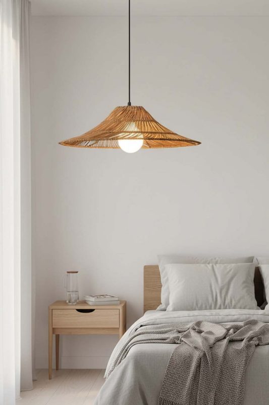 Bedside Loft Rattan Pendant Light - Elegant Dining Experience