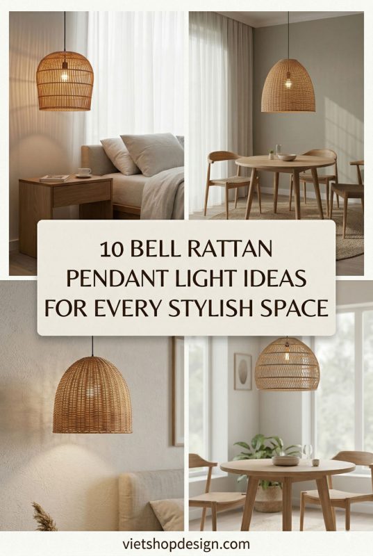 Bell Rattan Pendant Light Ideas For Every Stylish Space