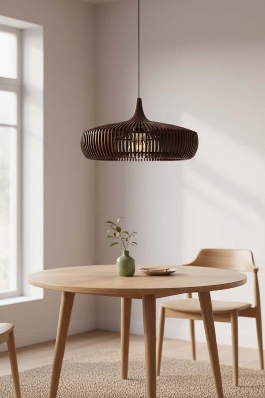 Dining Table Coffee Bentwood Pendant Light - Soft & Relaxing