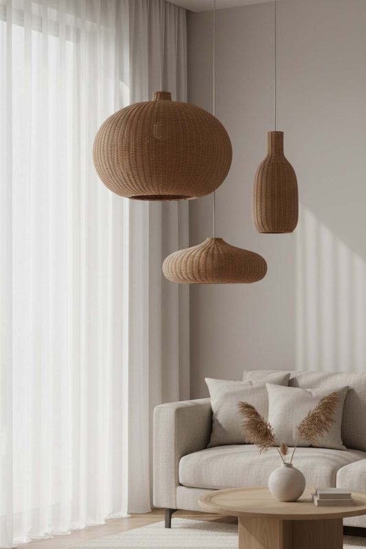 Living Room Galaxy Multi Pendant Light - Cozy & Inviting