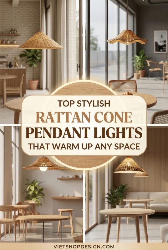 Top Stylish Rattan Cone Pendant Lights That Warm Up Any Space