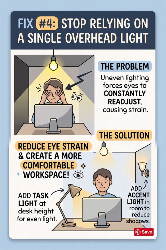 Home Office Lighting - Stop Relying on a Single Overhead Light