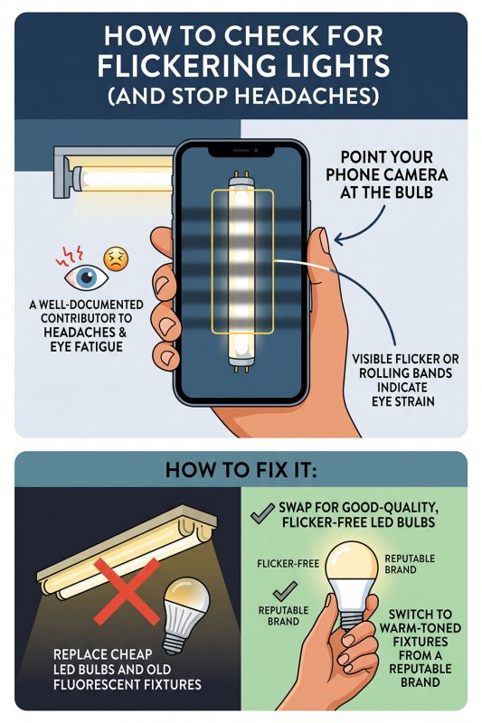How to check for flickering Lights