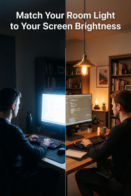 Match Your Office Room Light to Your Screen Brightness