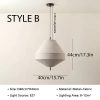 Wabi sabi Fabric Pendant Light Style B
