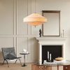 Wabi sabi UFO Lantern Pendant Light Hanging Over Fireplace Living Room Decor